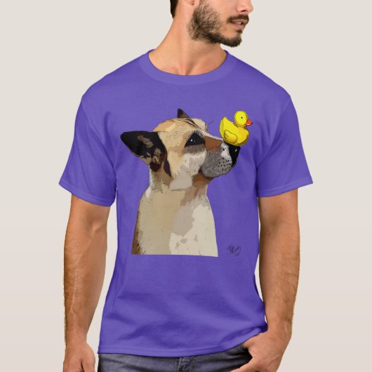 Hund und Ente T-Shirt (Vorderseite)