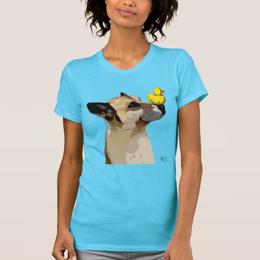 Hund und Ente T-Shirt (Vorderseite)