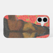 Hund und Erdbeeren Telefonhülle iPhone 16 Hülle (Rückseite (Horizontal))