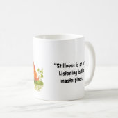 Hund- und Frosch-Cartoon Kaffeetasse (VorderseiteRechts)