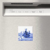 Hund und Huhn Magnet (In Situ (Geschirrspüler))