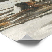 Hund und Hunter, 1892 (Öl auf Leinwand) Poster (Ecke)