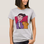 Hund und Junge T-Shirt (Vorderseite)