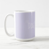 Hund und Kaffee Lilac Lila Kaffeetasse (Links)