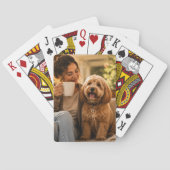 Hund und Kaffee Spielkarten (Rückseite)