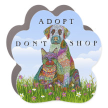 Hund und Katze Adoptier Nicht Auto kaufen