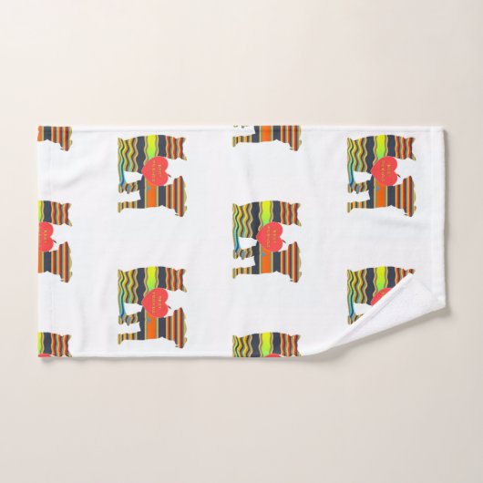 Hund und Katze Beste Freunde Badehandtuch Set (Handtuch)