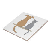 Hund und Katze Fliese (Seite)