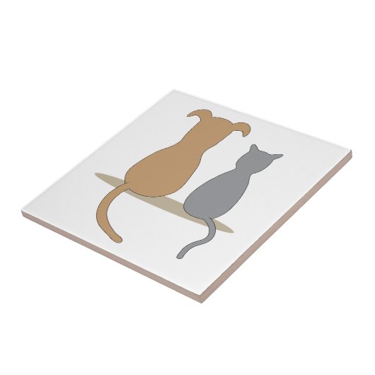 Hund und Katze Fliese (Seite)