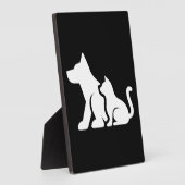 Hund und Katze Fotoplatte (Seite)