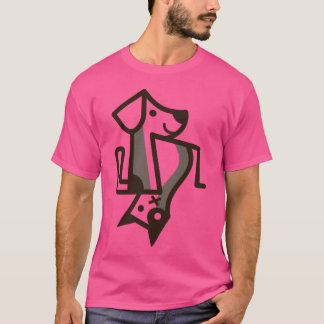 Hund und Katze Freunde Mädchen T-Shirt
