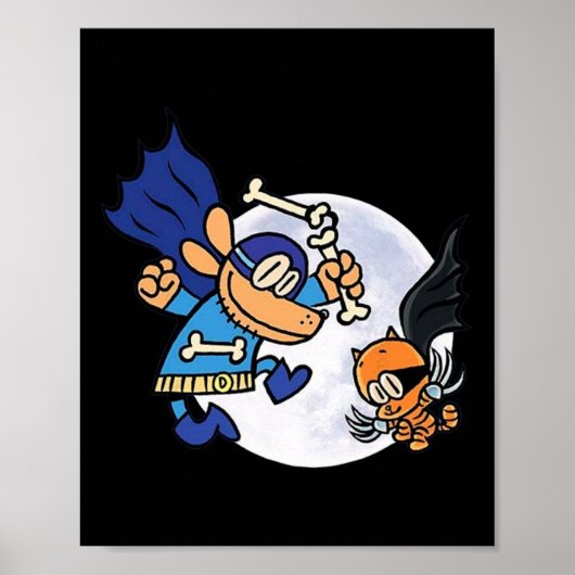 Hund und Katze für Kinder von wesentlicher Bedeutu Poster (Vorne)