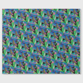 Hund und Katze, Geschenkpapier (Flach)