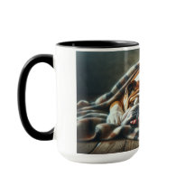 Hund und Katze klopfen zusammen.