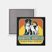 Hund und Katze Magnet (Vorderseite/Rückseite)