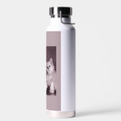 Hund und Katze, Personalisiert nachsehen Trinkflasche (Links)