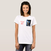 Hund und Katze Zuhause Allein Blick in den Kühlsch T-Shirt (Vorne ganz)