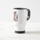 Hund- und Katzenfigur Reisebecher (VorderseiteRechts)