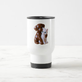 Hund- und Katzenfigur Reisebecher