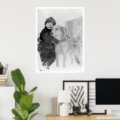 Hund und Kind Nome Alaska 1926 Poster (Heimbüro)