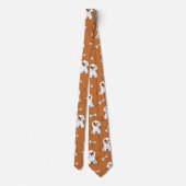 Hund und Knochen Krawatte (Rückseite)