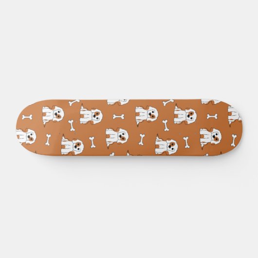 Hund und Knochen Skateboard (Horizontal)