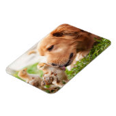 Hund und Küken Magnet (Linke Seite)