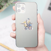 Hund und Maus Aufkleber (Telefon)