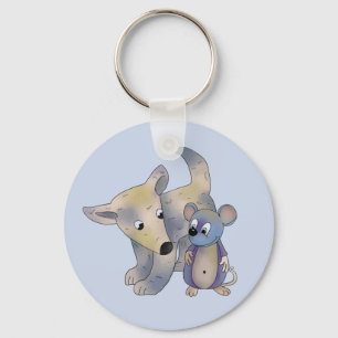 Hund und Maus Schlüsselanhänger