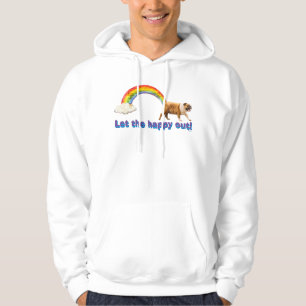Hund und Rainbow Graffiti Hoodie