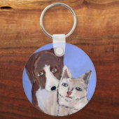 Hund und schlüsselanhänger (Vorderseite)