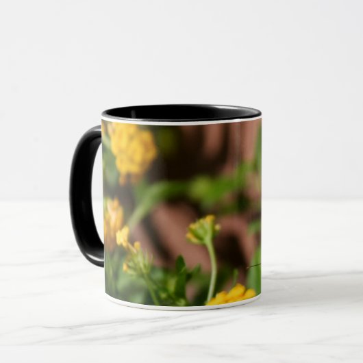 Hund und Schmetterling - Monarchflügel Tasse (Vorderseite Links)