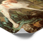 Hund und Spiel, 1730 Poster (Ecke)