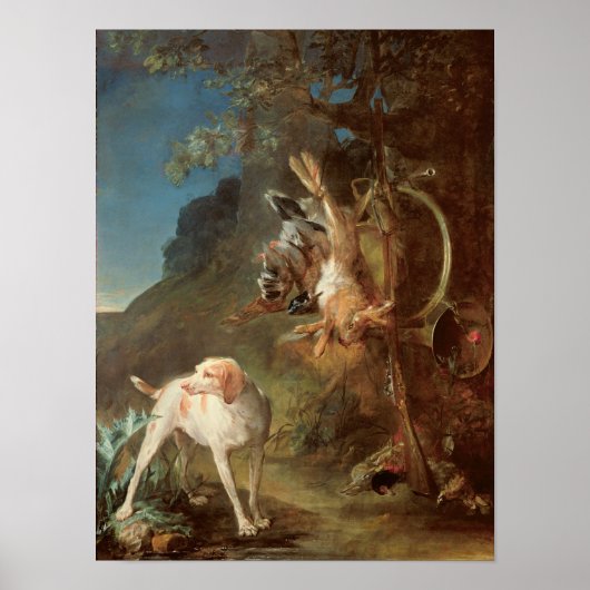 Hund und Spiel, 1730 Poster (Vorne)