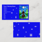 Hund und Sterne Visitenkarte (Vorne/Hinten)