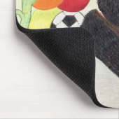 Hund und Tomaten-Mauspad Mousepad (Ecke)