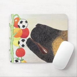 Hund und Tomaten-Mauspad Mousepad