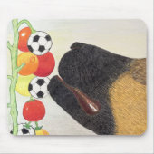 Hund und Tomaten-Mauspad Mousepad (Vorne)