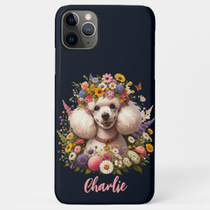 Hund und Wildblumen Thema Geschenk für Tierliebhab Case-Mate iPhone Hülle