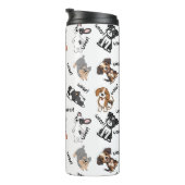 Hund und Woof Design-Thermalbecher Thermosbecher (Nach rechts gedreht)
