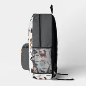 Hund und Wuff Bedruckter Rucksack (Rechts)