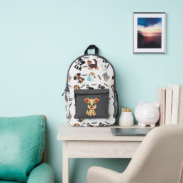 Hund und Wuff Bedruckter Rucksack