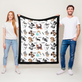 Hund und Wuff Fleecedecke