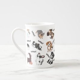 Hund und Wuff Porzellantasse