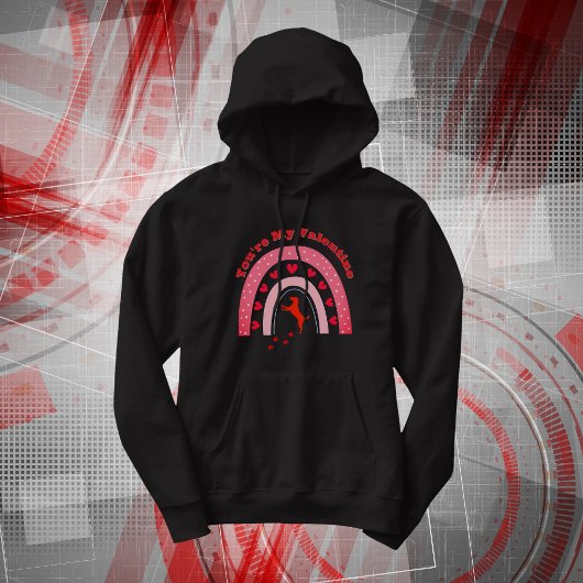 Hund Valentine - Du bist mein Valentin | Hoodie