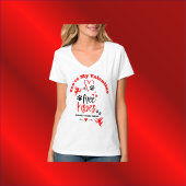 Hund Valentine - Freie Küsse enthält definitiv | T-Shirt