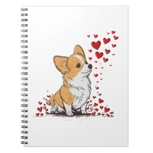Hund Valentinstag Cute Corgi Valentinstag Notizblock