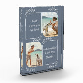 Hund Vater 2 Vertikales Foto Liebende Worte Person (Links)