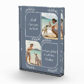 Hund Vater 2 Vertikales Foto Liebende Worte Person (Rechts)