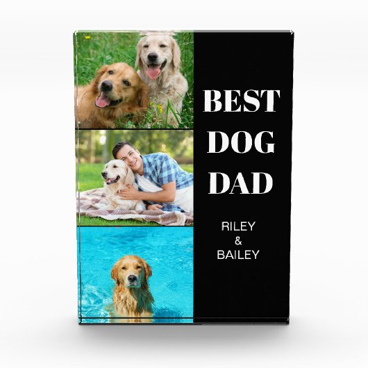 Hund Vater 3 Fotoblock (Vorderseite)